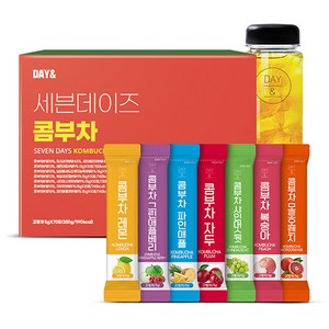 데이앤 콤부차 5g x 7종 x 10p + 보틀 세트, 70개입, 1개