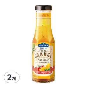 폰타나 프렌치 오렌지 드레싱, 270g, 2개