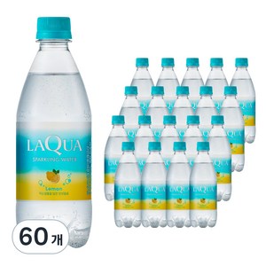 라쿠아 레몬 탄산음료, 500ml, 60개