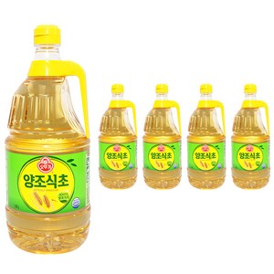 오뚜기 양조 화이트식초, 1.8L, 5개