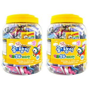 곰탱이 키즈 칼슘 비타민 450g, 250정, 2개
