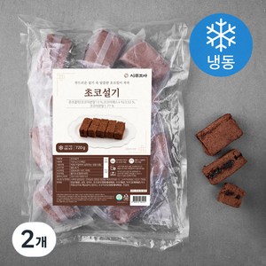 시루조아 발효숙성 초코칩 설기 (냉동), 60g, 12개입, 2개