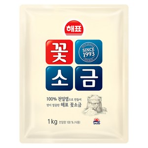 해표 꽃소금, 1kg, 1개