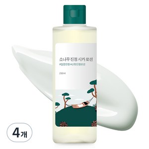 라운드랩 소나무 진정 시카 로션, 4개, 250ml