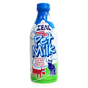 질 ZEAL 뉴질랜드 프리미엄 강아지우유 펫밀크, 우유맛, 1L, 1개