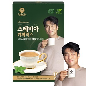 맥널티커피 스테비아 커피믹스, 9.5g, 100개입, 1개