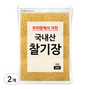 국내산 찰기장쌀, 2kg, 2개