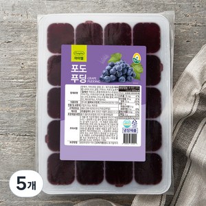 풍요한아침 아이젤 포도푸딩 20개입, 1kg, 5개