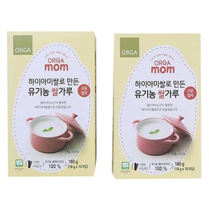 올가홀푸드 하이아미쌀로 만든 유기농 쌀가루 고운입자, 2개