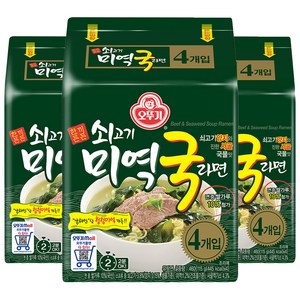 오뚜기 쇠고기 미역국라면, 12개