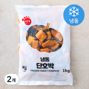 마당발 단호박 (냉동), 1kg, 2개