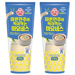 오뚜기 마른안주에 찍어먹는 마요네스, 310g, 2개