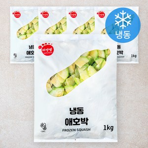 마당발 애호박 (냉동), 1kg, 5개