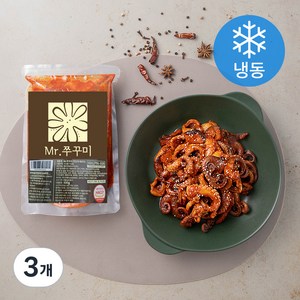 미스터쭈꾸미 양념쭈꾸미 맛있게 매운맛 (냉동), 500g, 3개