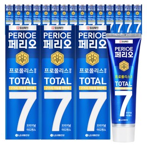 페리오 토탈7프로 오리지널 어드밴스 치약, 120g, 18개