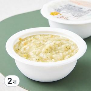 짱죽 중기 9개월부터 이유식 꼬꼬전복죽, 혼합맛(닭가슴살/전복), 200g, 2개