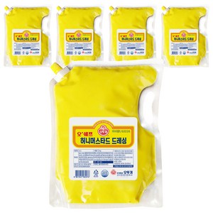 오쉐프 허니머스타드 드레싱, 2kg, 5개