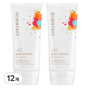 본트리 베리 에센스 선블럭 SPF50+ PA++++, 50ml, 12개