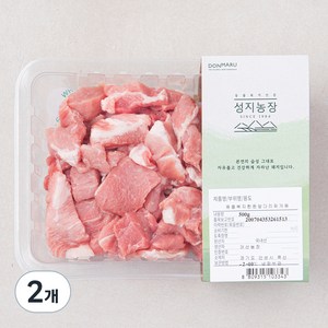 돈마루 성지농장 동물복지 한돈 앞다리 찌개용 (냉장), 500g, 2개