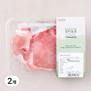 성지농장 동물복지 인증 앞다리 보쌈용 (냉장), 600g, 2개