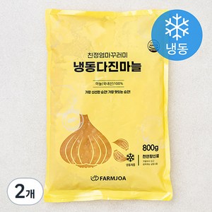 친정엄마꾸러미 다진마늘 (냉동), 800g, 2개