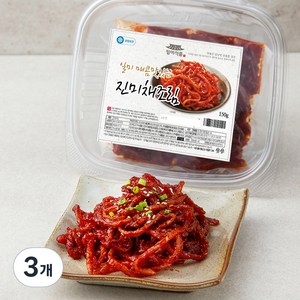 일미 매콤맛있는 진미채조림, 150g, 3개