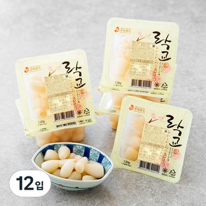 주비푸드 오이시 락교, 120g, 12입