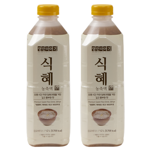 명인이야기 식혜 농축액, 1.2L, 2개