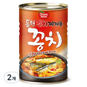 동원 김치찌개용 꽁치 통조림, 300g, 2개