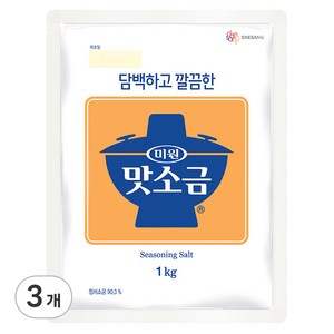 미원 맛소금, 1kg, 3개