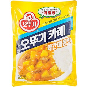 오뚜기 카레 (약간매운맛) 1kg, 1개