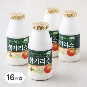 남양유업 불가리스 요구르트 복숭아, 150ml, 16개