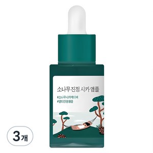 라운드랩 소나무 진정 시카 앰플, 30ml, 3개