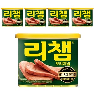 리챔 오리지널 햄통조림, 340g, 5개