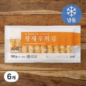 세미원 왕새우튀김 (냉동), 300g, 6개