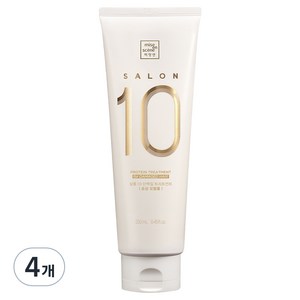 미쟝센 살롱10 단백질 트리트먼트 손상모발용, 250ml, 4개