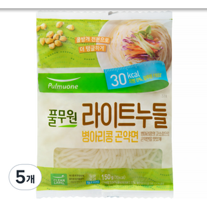 풀무원 라이트누들, 150g, 5개