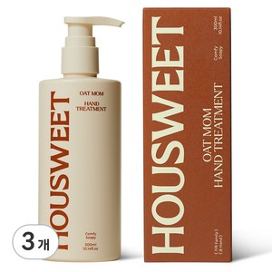 하우스윗 오트맘 고보습 핸드트리트먼트 컴피소피향, 300ml, 3개