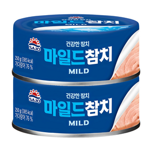 사조 마일드 참치, 250g, 2개