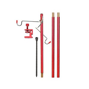 브리즈문 2Way 멀티 테이블 스탠드, 레드, 1세트