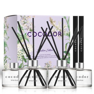 코코도르 디퓨저 200ml x 4p, 화이트머스크, 4개