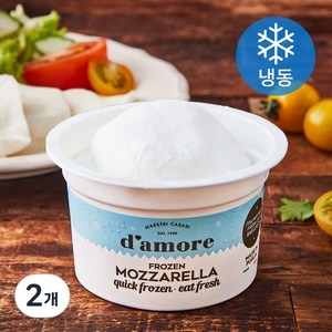 다모레 후레쉬 모짜렐라 치즈 (냉동), 125g, 2개