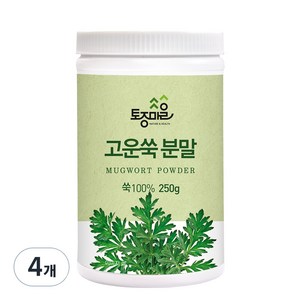 토종마을 고운쑥 분말, 250g, 4개