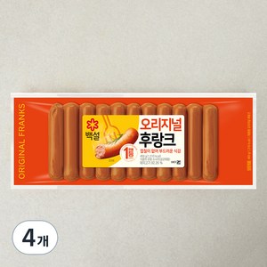 백설 오리지널 후랑크, 4개, 460g