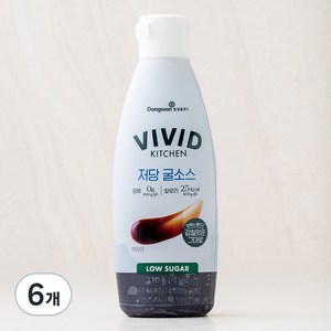 비비드키친 저당 굴소스, 310g, 6개