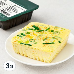 집반찬연구소 야채계란찜 2팩, 3개, 480g