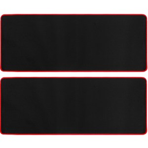 칼론 초대형 마우스패드 OKP-L9000, 블랙 + 레드, 2개입
