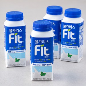 불가리스 Fit 요구르트 플레인, 200ml, 4개