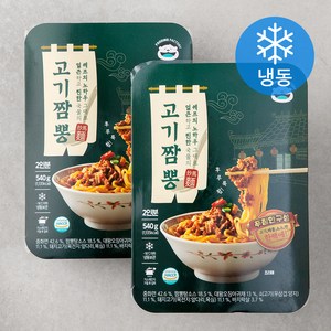 푸딩팩토리 고기짬뽕 (냉동), 540g, 2개
