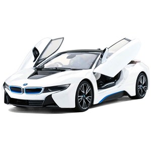 라스타 1:14 BMW I8 도어오픈 RC카, 화이트, 1세트